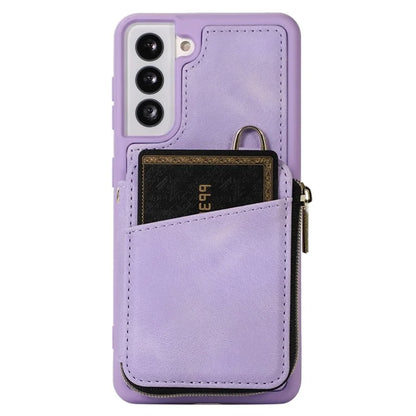 For Samsung Galaxy S21+ 5G Cell Phone Case PU Leather+TPU Shockproof Cover