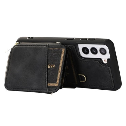 For Samsung Galaxy S21+ 5G Cell Phone Case PU Leather+TPU Shockproof Cover
