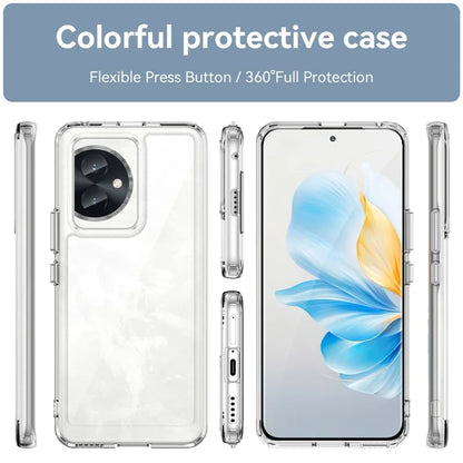 For Honor 100 5G High-Transparency Case TPU + Acrylic Phone Cover (Big Rear Lens Hole)
