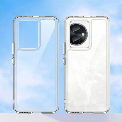 For Honor 100 5G High-Transparency Case TPU + Acrylic Phone Cover (Big Rear Lens Hole)