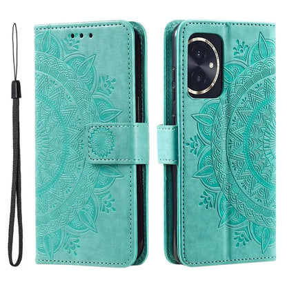 For Honor 100 5G Case Leather Wallet Stand Cover with Pattern Printing