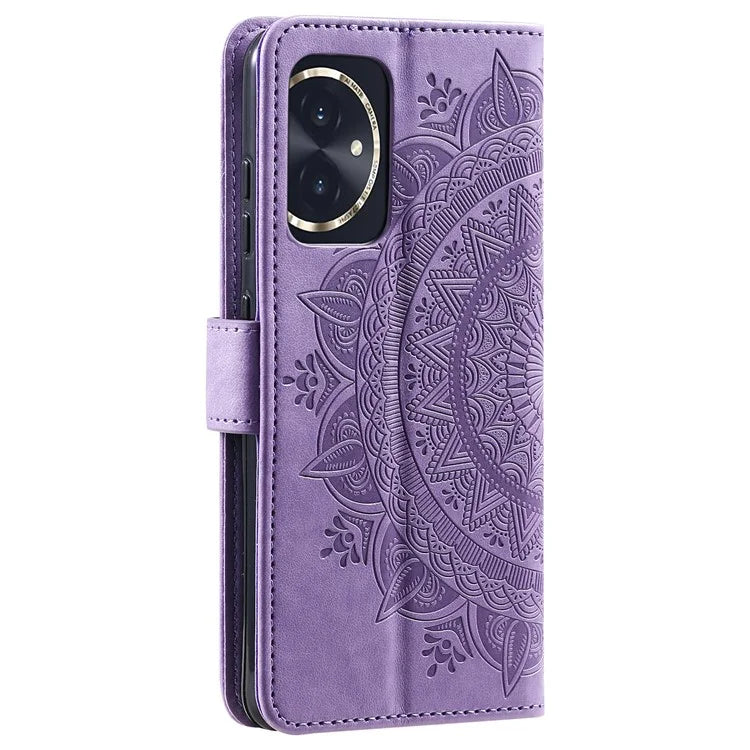 For Honor 100 5G Case Leather Wallet Stand Cover with Pattern Printing