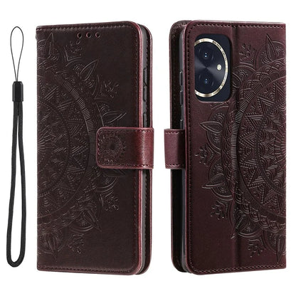 For Honor 100 5G Case Leather Wallet Stand Cover with Pattern Printing