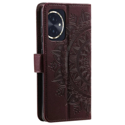 For Honor 100 5G Case Leather Wallet Stand Cover with Pattern Printing