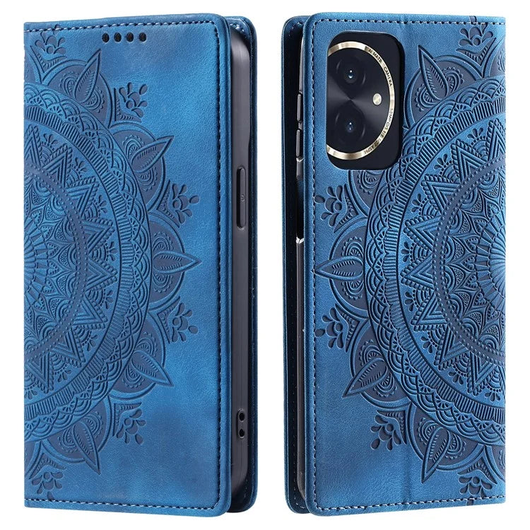For Honor 100 5G Case Leather Wallet Stand Cover, Magnetic Closure Pattern Print
