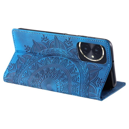 For Honor 100 5G Case Leather Wallet Stand Cover, Magnetic Closure Pattern Print