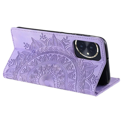 For Honor 100 5G Case Leather Wallet Stand Cover, Magnetic Closure Pattern Print