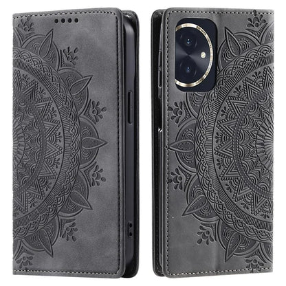 For Honor 100 5G Case Leather Wallet Stand Cover, Magnetic Closure Pattern Print