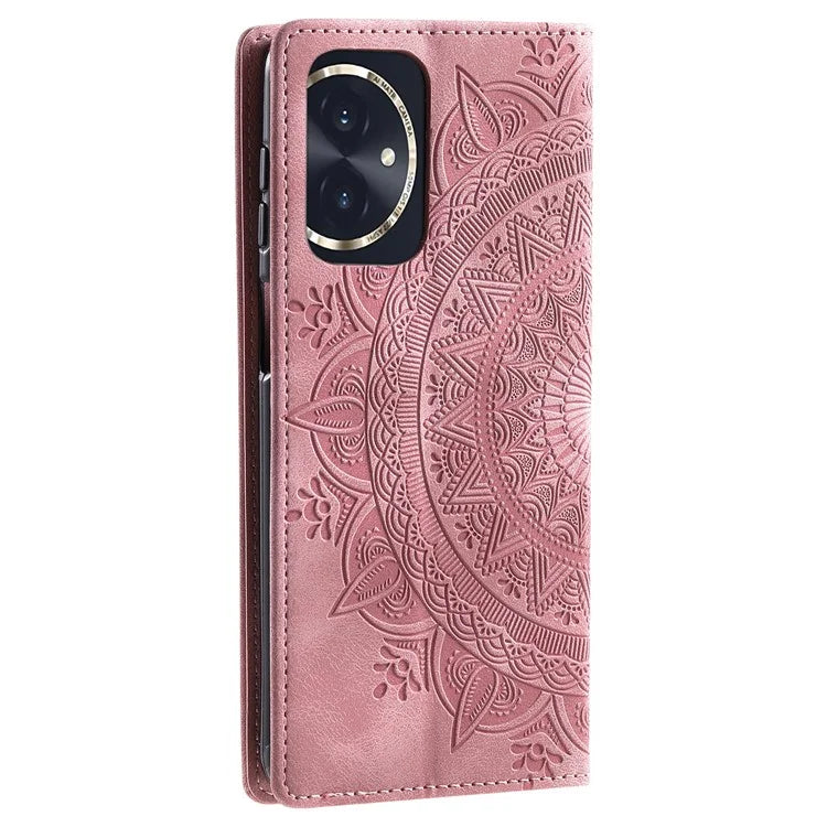For Honor 100 5G Case Leather Wallet Stand Cover, Magnetic Closure Pattern Print