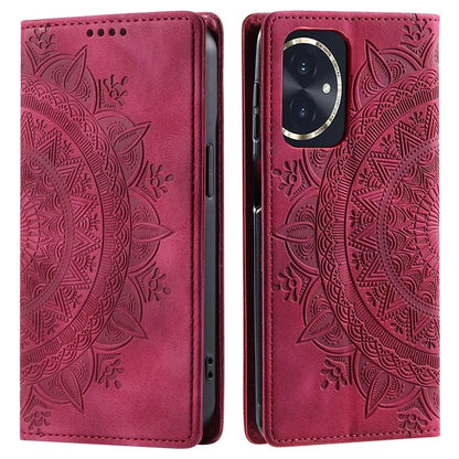 For Honor 100 5G Case Leather Wallet Stand Cover, Magnetic Closure Pattern Print