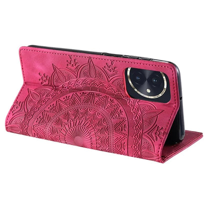 For Honor 100 5G Case Leather Wallet Stand Cover, Magnetic Closure Pattern Print