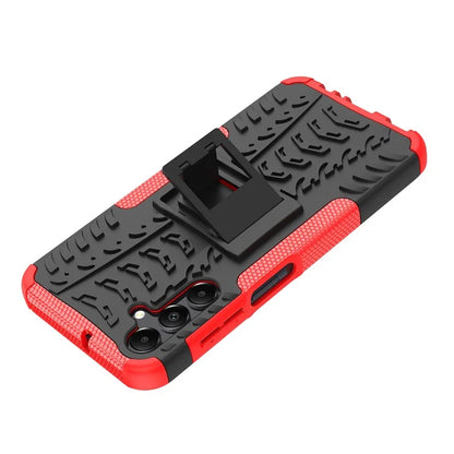 For Samsung Galaxy A15 4G / A15 5G Cell Phone Case Tyre Pattern Design Kickstand Anti-drop Cover