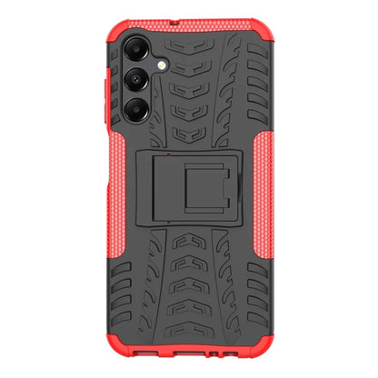 For Samsung Galaxy A15 4G / A15 5G Cell Phone Case Tyre Pattern Design Kickstand Anti-drop Cover