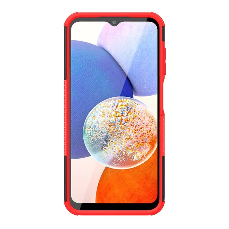 For Samsung Galaxy A15 4G / A15 5G Cell Phone Case Tyre Pattern Design Kickstand Anti-drop Cover