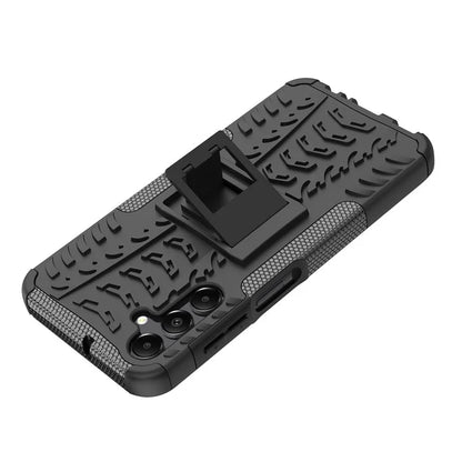 For Samsung Galaxy A15 4G / A15 5G Cell Phone Case Tyre Pattern Design Kickstand Anti-drop Cover
