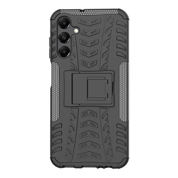 For Samsung Galaxy A15 4G / A15 5G Cell Phone Case Tyre Pattern Design Kickstand Anti-drop Cover