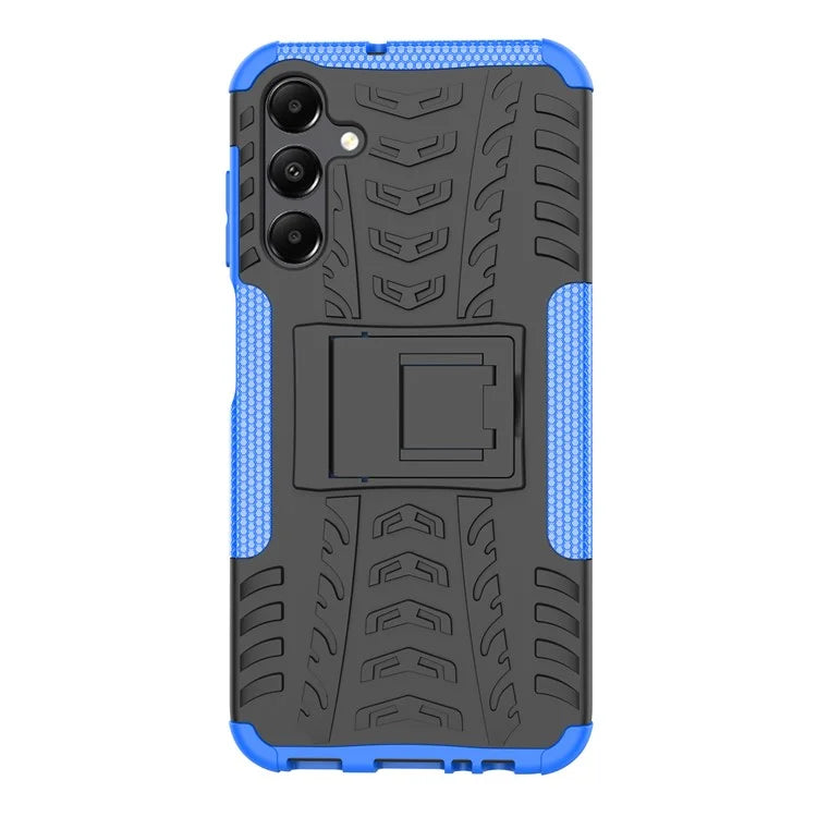 For Samsung Galaxy A15 4G / A15 5G Cell Phone Case Tyre Pattern Design Kickstand Anti-drop Cover