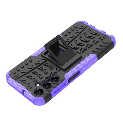 For Samsung Galaxy A15 4G / A15 5G Cell Phone Case Tyre Pattern Design Kickstand Anti-drop Cover