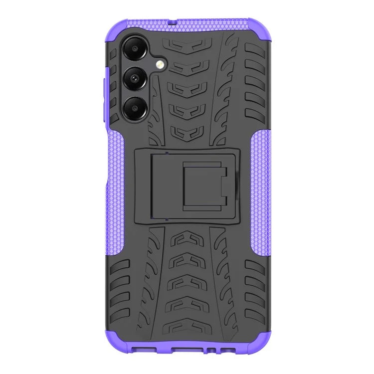 For Samsung Galaxy A15 4G / A15 5G Cell Phone Case Tyre Pattern Design Kickstand Anti-drop Cover