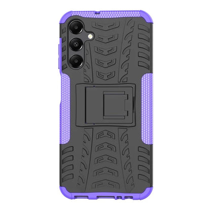For Samsung Galaxy A15 4G / A15 5G Cell Phone Case Tyre Pattern Design Kickstand Anti-drop Cover