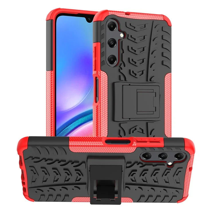 For Samsung Galaxy A05s 4G Cell Phone Case PC+TPU Shockproof Back Cover with Kickstand