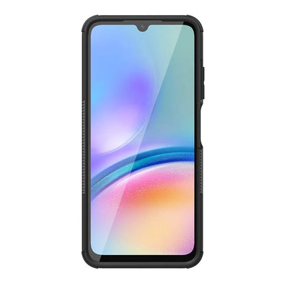 For Samsung Galaxy A05s 4G Cell Phone Case PC+TPU Shockproof Back Cover with Kickstand