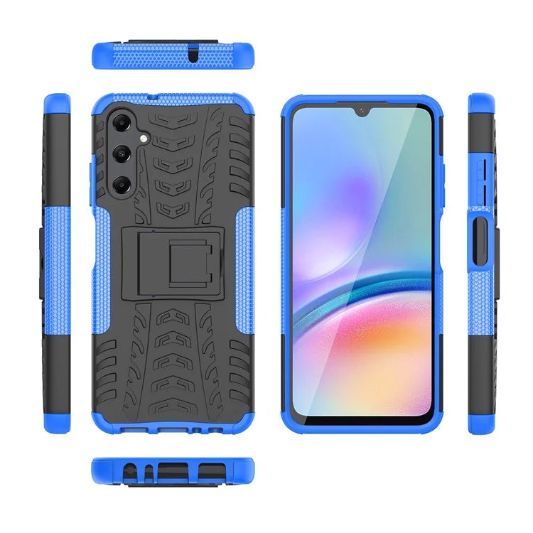 For Samsung Galaxy A05s 4G Cell Phone Case PC+TPU Shockproof Back Cover with Kickstand