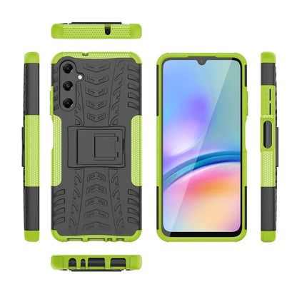 For Samsung Galaxy A05s 4G Cell Phone Case PC+TPU Shockproof Back Cover with Kickstand