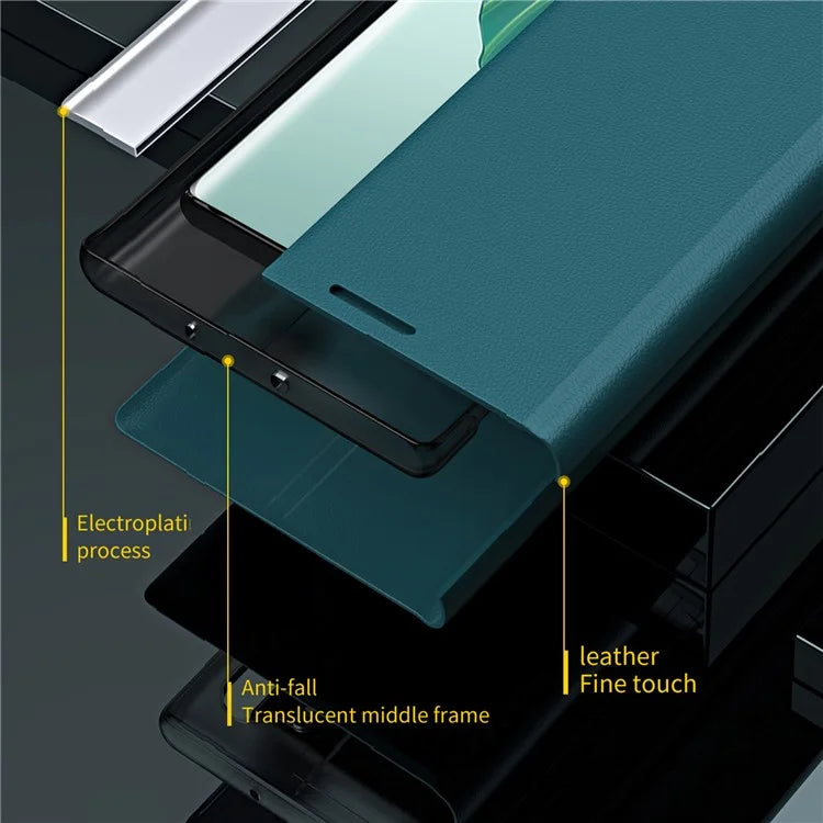 For Honor X9b 5G / Magic6 Lite 5G / X50 PU Leather Cover Electroplating Shockproof Flip Case