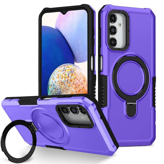 For Samsung Galaxy A14 5G / A14 4G Phone Cover Anti-fall TPU+PC Ring Kickstand Case