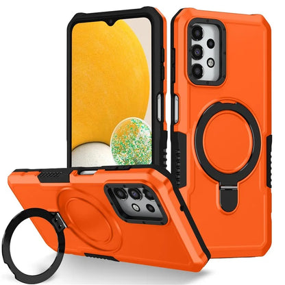 For Samsung Galaxy A13 5G / A13 4G Case Slim-Fit TPU+PC 2-in-1 Ring Kickstand Phone Back Shell