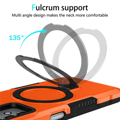 For Samsung Galaxy A13 5G / A13 4G Case Slim-Fit TPU+PC 2-in-1 Ring Kickstand Phone Back Shell