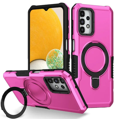 For Samsung Galaxy A13 5G / A13 4G Case Slim-Fit TPU+PC 2-in-1 Ring Kickstand Phone Back Shell