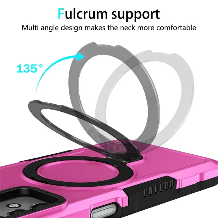 For Samsung Galaxy A13 5G / A13 4G Case Slim-Fit TPU+PC 2-in-1 Ring Kickstand Phone Back Shell