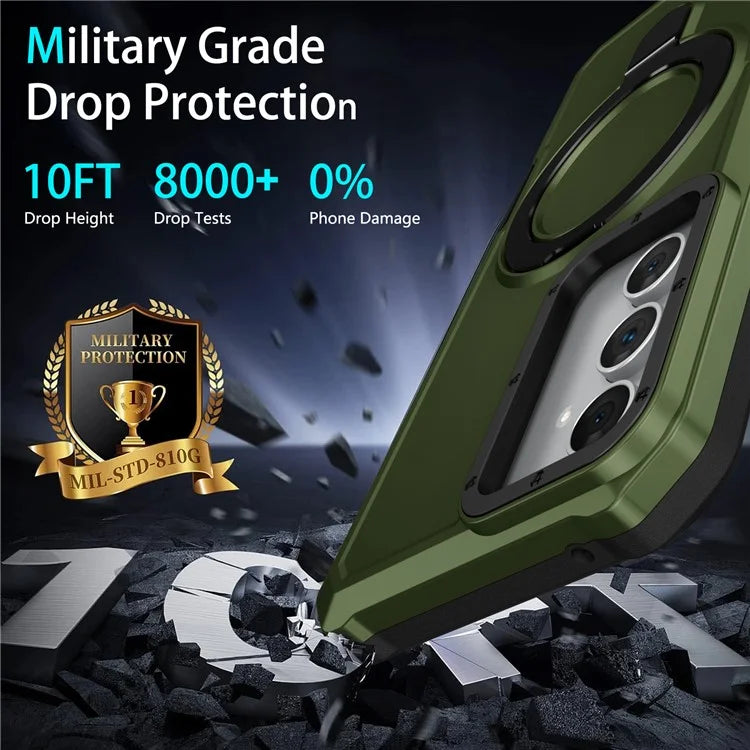 For Samsung Galaxy A54 5G Case Military Grade Drop Protection Hybrid TPU+PC Phone Coverish Green