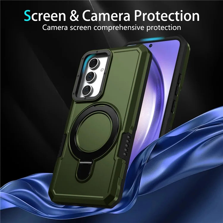 For Samsung Galaxy A54 5G Case Military Grade Drop Protection Hybrid TPU+PC Phone Coverish Green