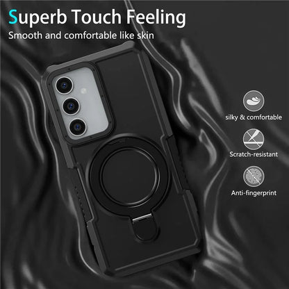 For Samsung Galaxy S23 FE Case Hybrid TPU+PC Kickstand Anti-scratch Phone Protector