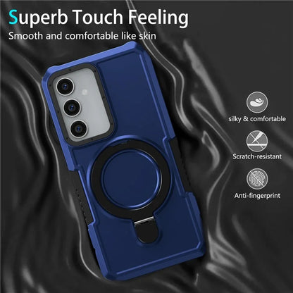 For Samsung Galaxy S23 FE Case Hybrid TPU+PC Kickstand Anti-scratch Phone Protector