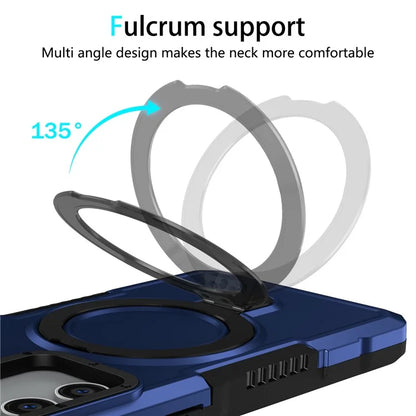 For Samsung Galaxy S23 FE Case Hybrid TPU+PC Kickstand Anti-scratch Phone Protector