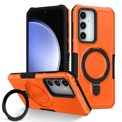 For Samsung Galaxy S23 FE Case Hybrid TPU+PC Kickstand Anti-scratch Phone Protector
