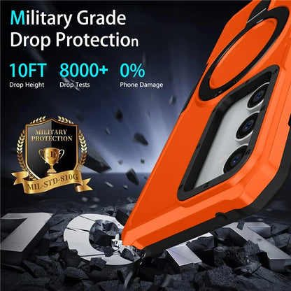 For Samsung Galaxy S23 FE Case Hybrid TPU+PC Kickstand Anti-scratch Phone Protector