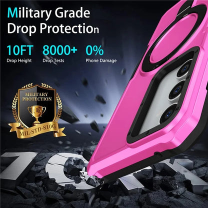 For Samsung Galaxy S23 FE Case Hybrid TPU+PC Kickstand Anti-scratch Phone Protector
