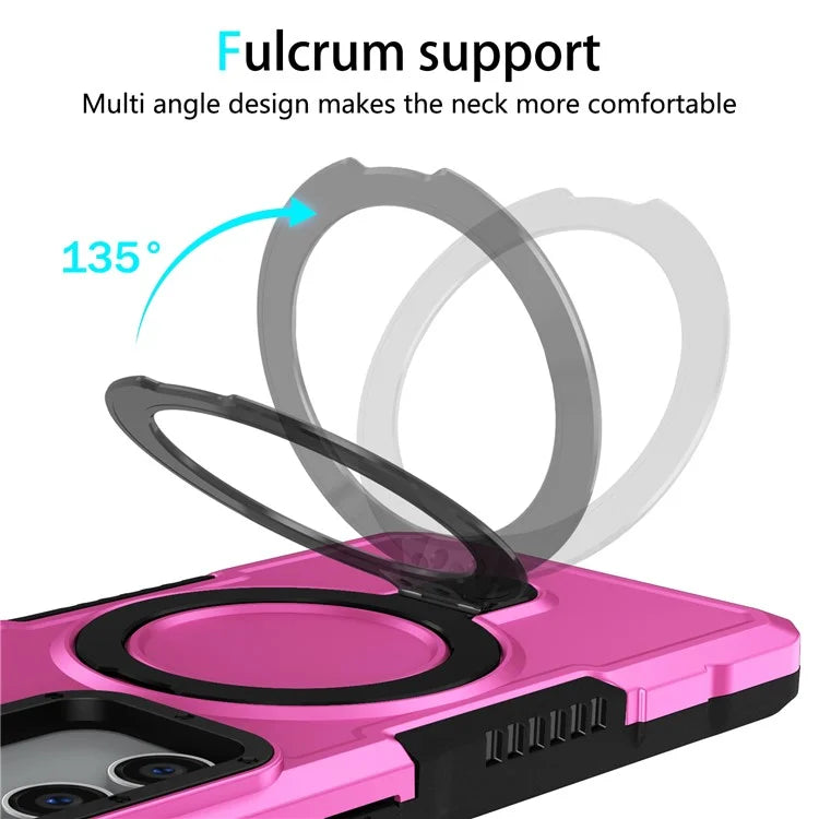 For Samsung Galaxy S23 FE Case Hybrid TPU+PC Kickstand Anti-scratch Phone Protector