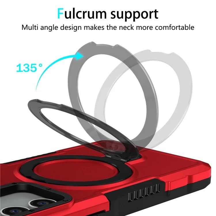 For Samsung Galaxy S23 FE Case Hybrid TPU+PC Kickstand Anti-scratch Phone Protector