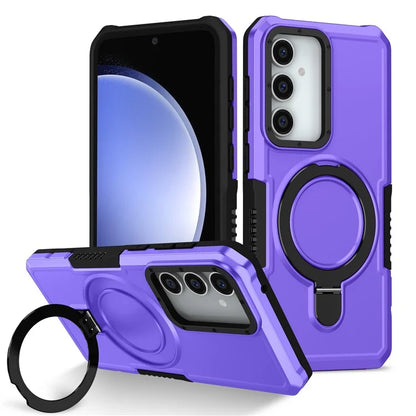 For Samsung Galaxy S23 FE Case Hybrid TPU+PC Kickstand Anti-scratch Phone Protector