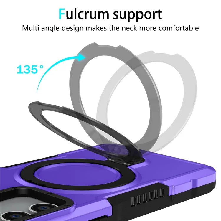 For Samsung Galaxy S23 FE Case Hybrid TPU+PC Kickstand Anti-scratch Phone Protector