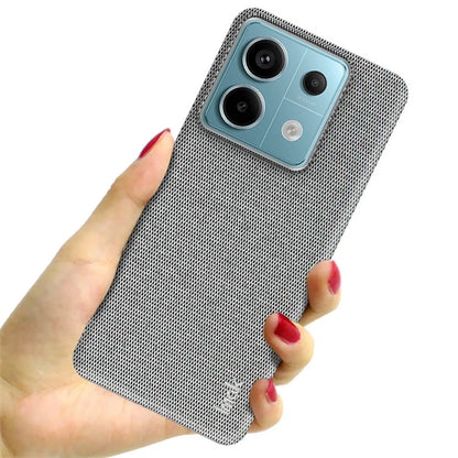 IMAK Ruiyi Series for Xiaomi Redmi Note 13 Pro 5G / Poco X6 5G Case Cloth Texture PU+PC Phone Cover