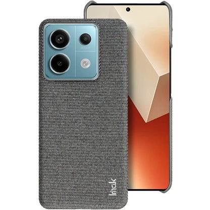 IMAK Ruiyi Series for Xiaomi Redmi Note 13 Pro 5G / Poco X6 5G Case Cloth Texture PU+PC Phone Cover