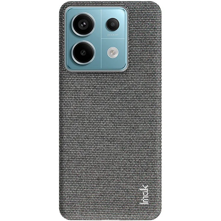 IMAK Ruiyi Series for Xiaomi Redmi Note 13 Pro 5G / Poco X6 5G Case Cloth Texture PU+PC Phone Cover