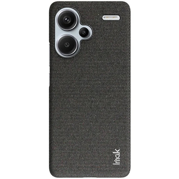 IMAK Ruiyi Series for Xiaomi Redmi Note 13 Pro+ 5G Back Case Cloth Texture PU+PC Cover Protector